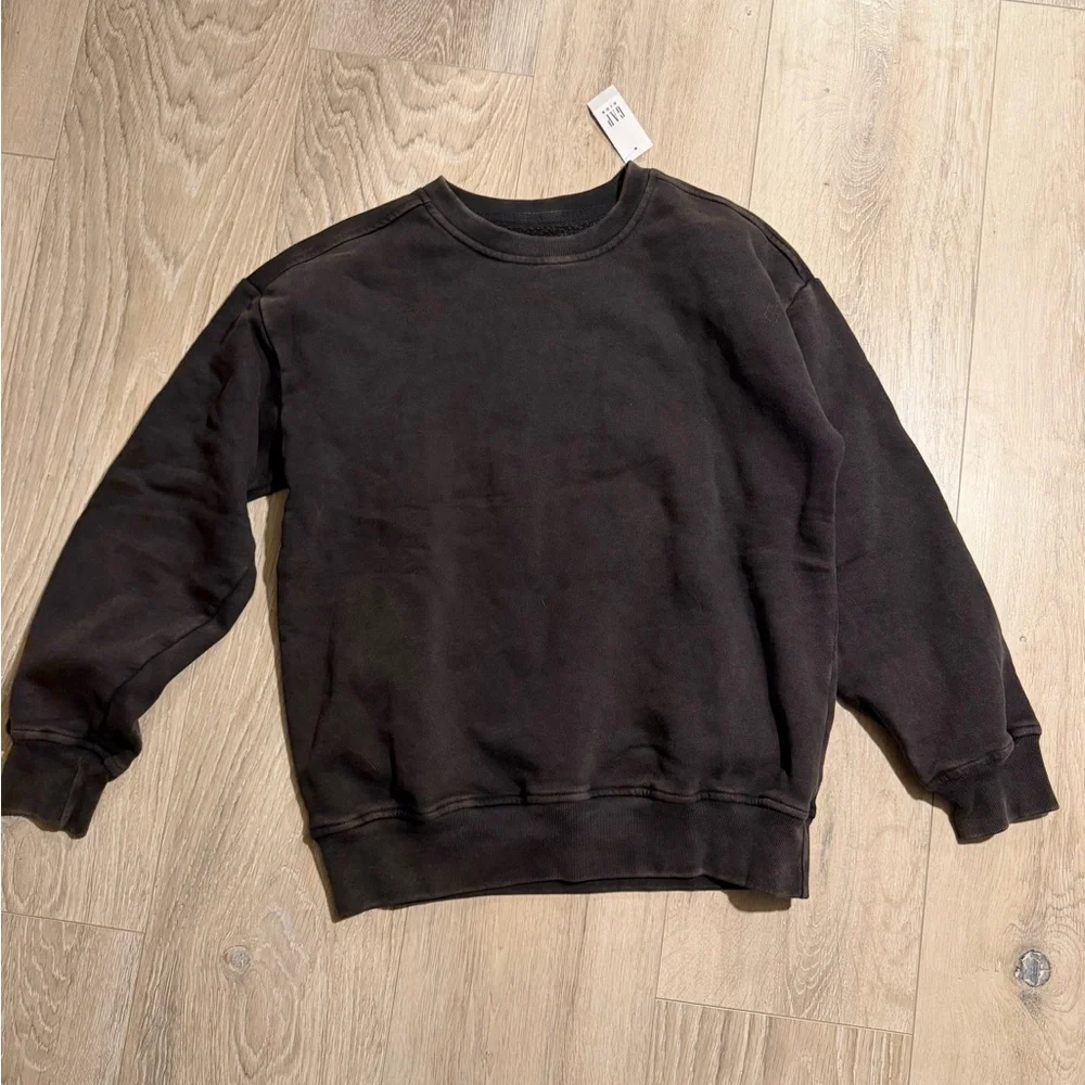 GAP‎ Kids Black Crewneck Sweatshirt